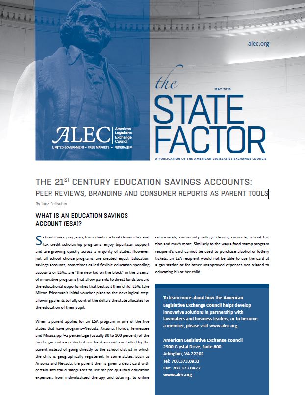 The 21st Century Education Savings Accounts American Legislative