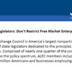 State Legislator Letter: Don’t Restrict Free Market Enterprise image