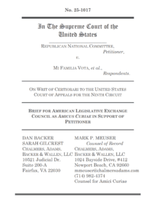 Amicus Brief: Republican National Committee v. Mi Familia Vota image